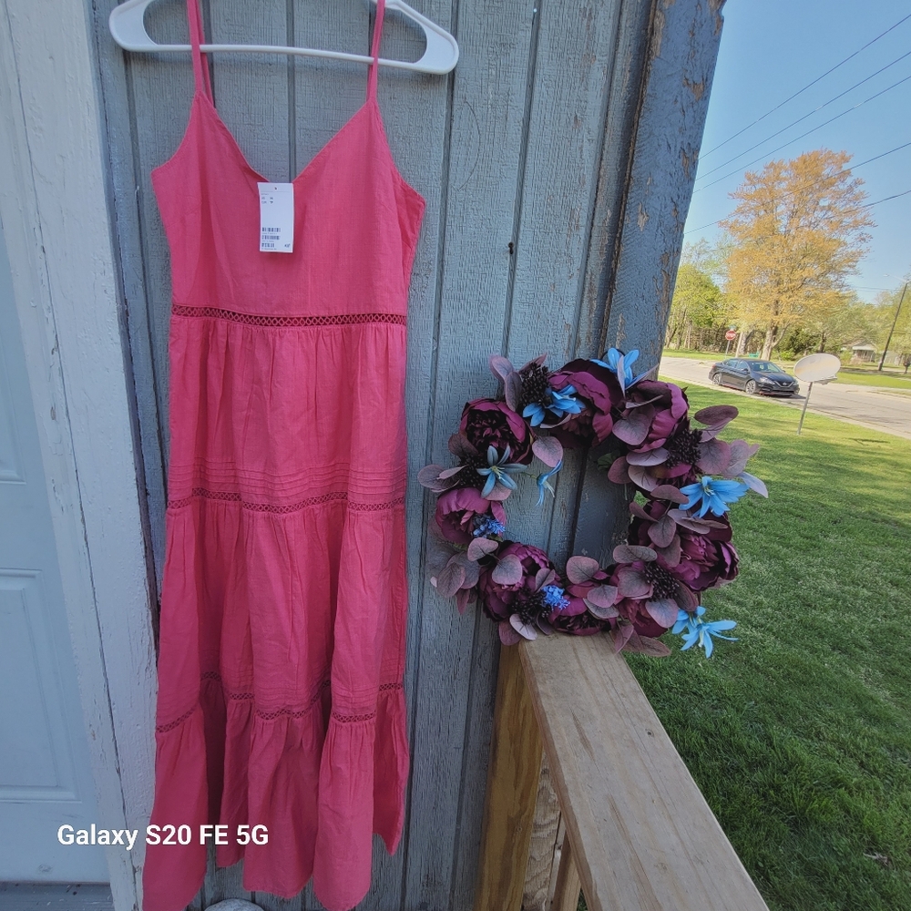 H&M Pink Maxi Dress